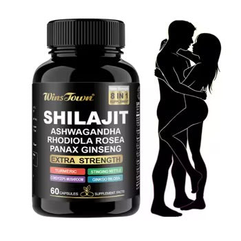 ⚡️🔥Shilajit Force+ -8 en 1 - Ashwagandha & Ginseng pour personnes Actifs💪